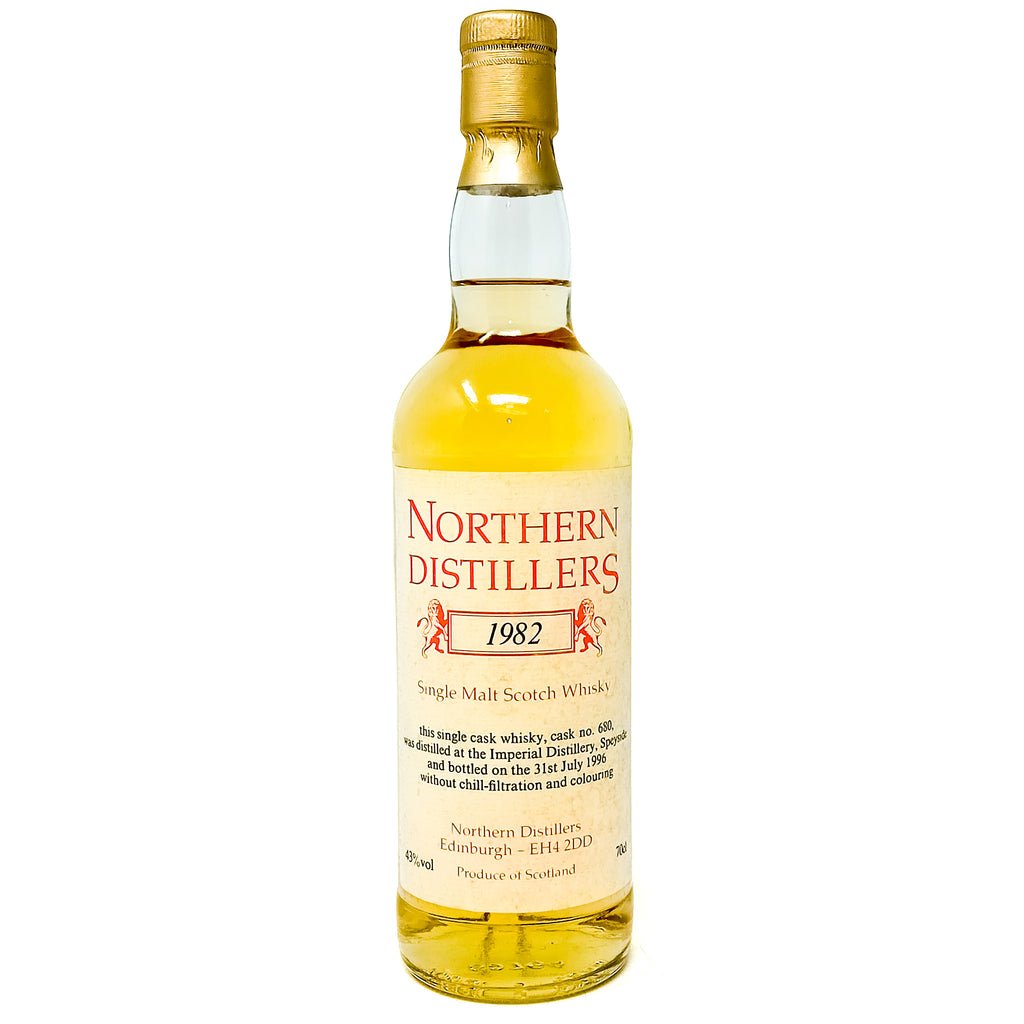 Imperial 1982 Northern Distillers Single Malt Scotch Whisky, 70cl, 43% ABV Imperial 1982 Northern Distillers Single Malt Scotch Whisky, 70cl, 43% ABV