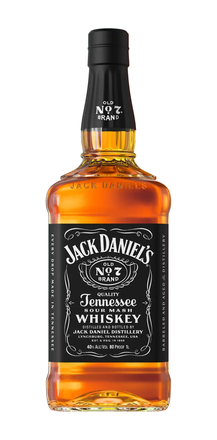Jack Daniels Old No 7 Tennessee Whiskey 1L Jack Daniels Old No 7 Tennessee Whiskey 1L