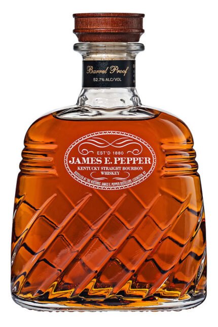 James E. Pepper Decanter Barrel Proof Bourbon 750ML