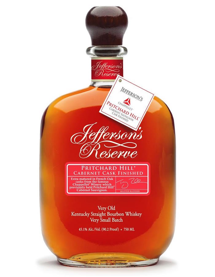 Jeffersons Reserve Pritchard Hill Cabernet Cask Finish 750ML Jeffersons Reserve Pritchard Hill Cabernet Cask Finish 750ML