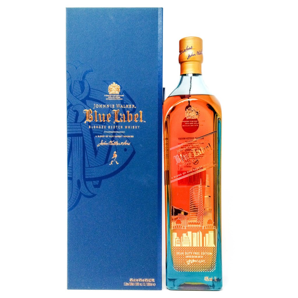 Johnnie Walker Blue Label Delhi Edition Blended Scotch Whisky, 1L, 40% ABV Johnnie Walker Blue Label Delhi Edition Blended Scotch Whisky, 1L, 40% ABV