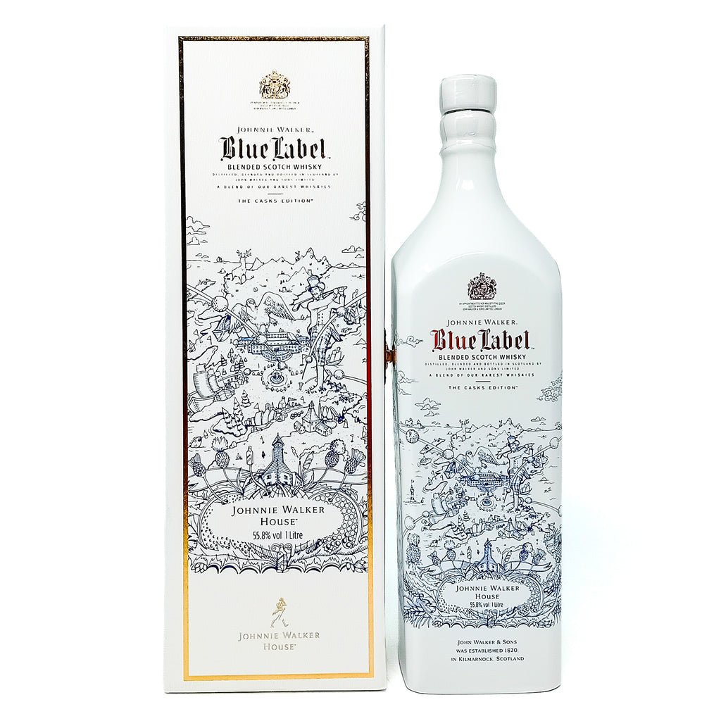 Johnnie Walker House Blue Label 'The Casks Edition' Blended Scotch Whisky, 1L, 55.8% ABV Johnnie Walker House Blue Label 'The Casks Edition' Blended Scotch Whisky, 1L, 55.8% ABV