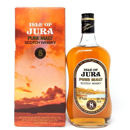 Jura 8 Year Old Pure Malt Scotch Whisky, 26 2/3 fl.ozs. (75cl), 70° proof.