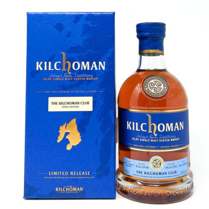 Kilchoman 2008 Small Batch Kilchoman Club 10th Edition Single Malt Scotch Whisky, 70cl, 52.6% ABV