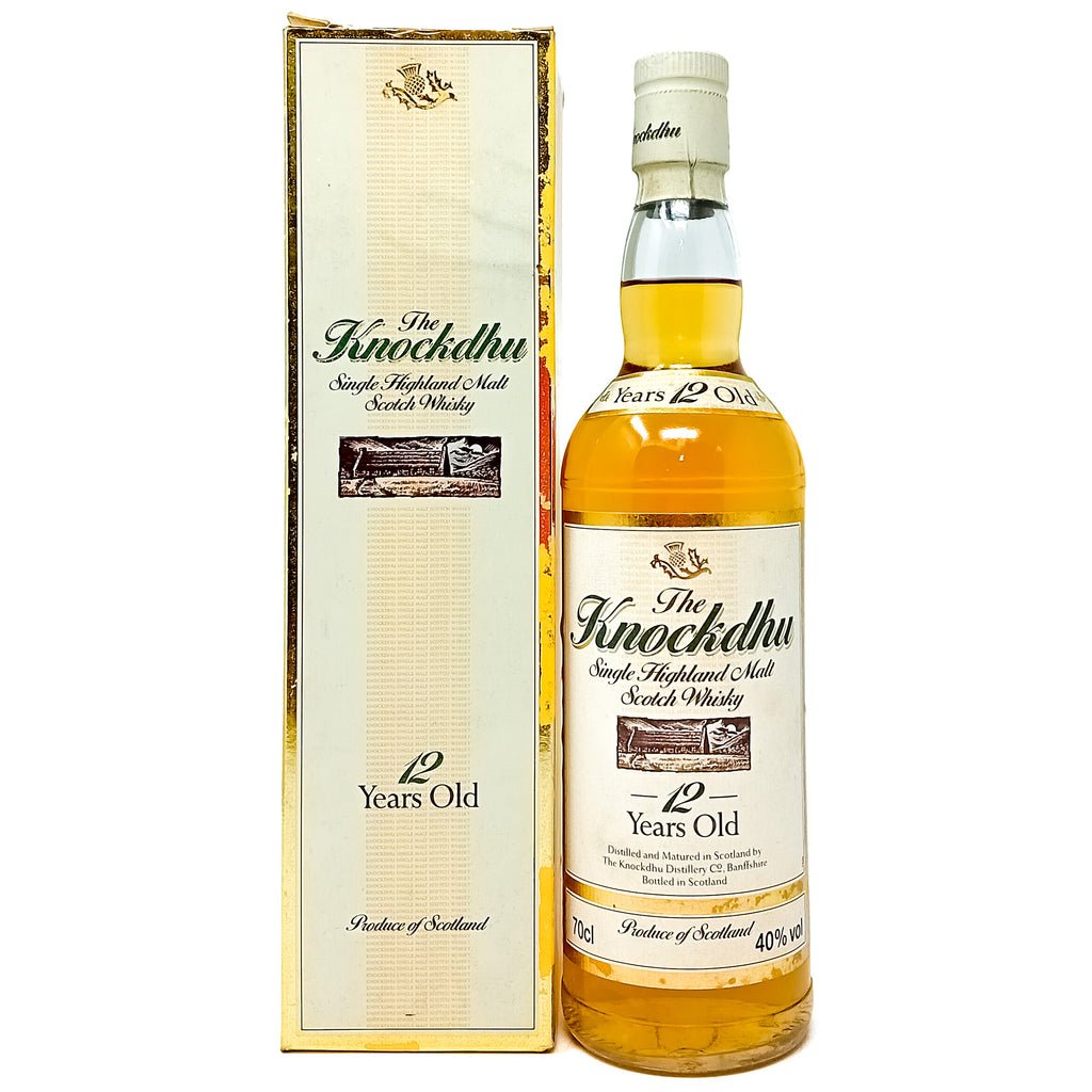 Knockdhu 12 Year Old Single Malt Scotch Whisky, 70cl, 40% ABV Knockdhu 12 Year Old Single Malt Scotch Whisky, 70cl, 40% ABV