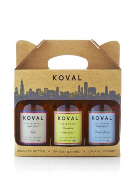 Koval 3Pk (Rye/Bourbon/Four-Grain Whiskey)