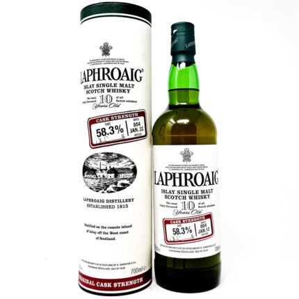 Laphroaig 10 Year Old Cask Strength Batch #004 Single Malt Scotch Whisky, 70cl, 58.3% ABV
