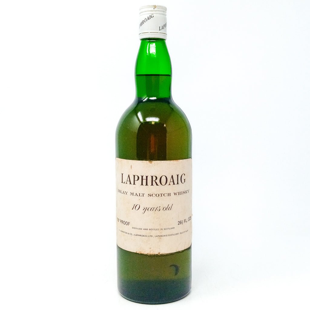 Laphroaig 10 Year Old Single Malt Scotch Whisky, 26 2/3 fl. ozs., 70° Proof Laphroaig 10 Year Old Single Malt Scotch Whisky, 26 2/3 fl. ozs., 70° Proof