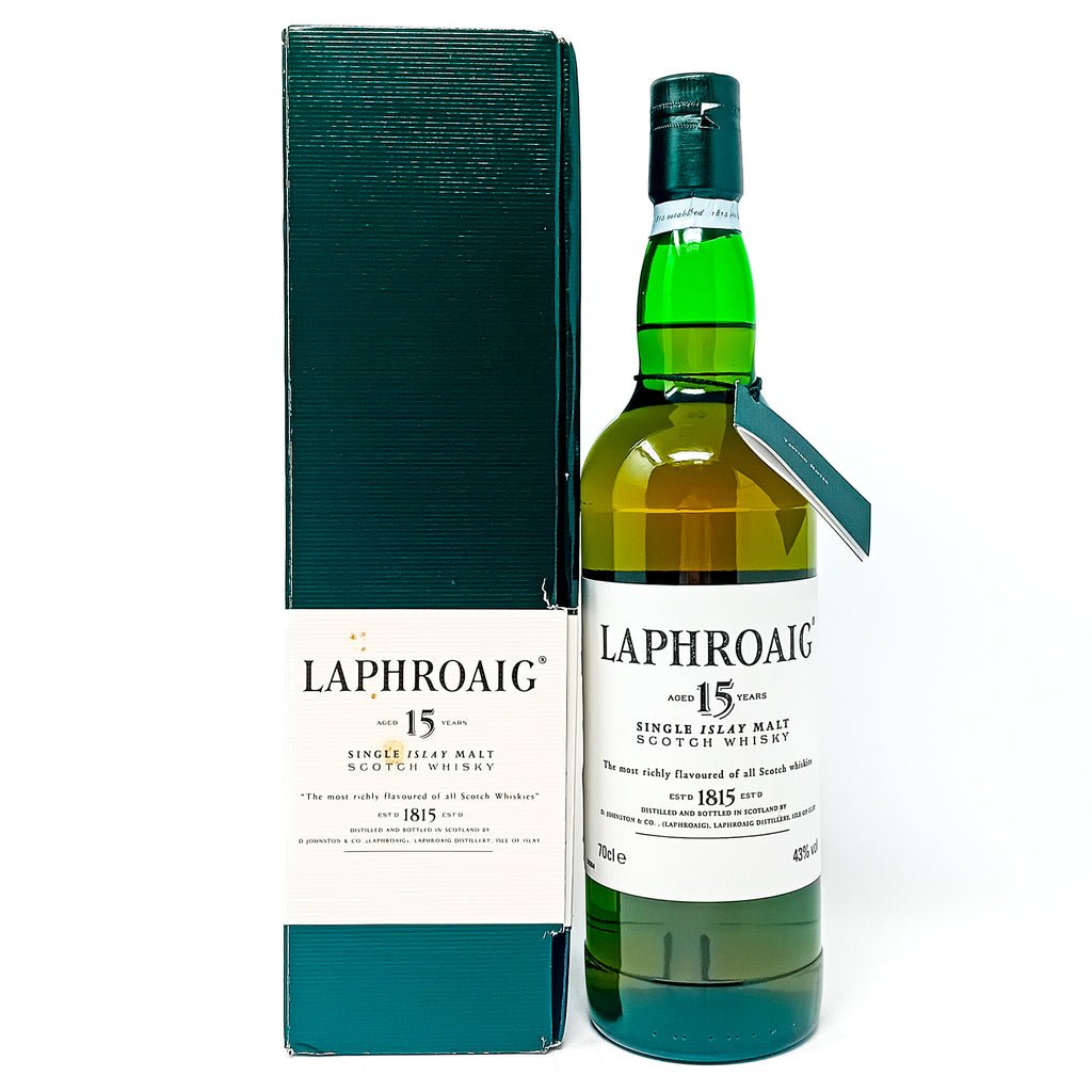 Laphroaig 15 Year Old Single Malt Scotch Whisky, 70cl, 43% ABV Laphroaig 15 Year Old Single Malt Scotch Whisky, 70cl, 43% ABV