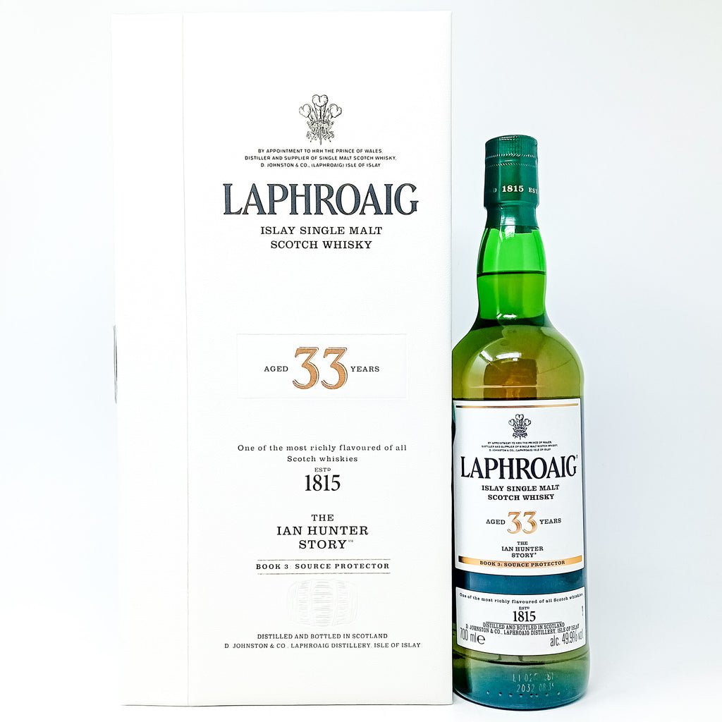 Laphroaig 33 Year Old The Ian Hunter Story Book 3 Single Malt Scotch Whisky 70cl, 48.2% ABV Laphroaig 33 Year Old The Ian Hunter Story Book 3 Single Malt Scotch Whisky 70cl, 48.2% ABV