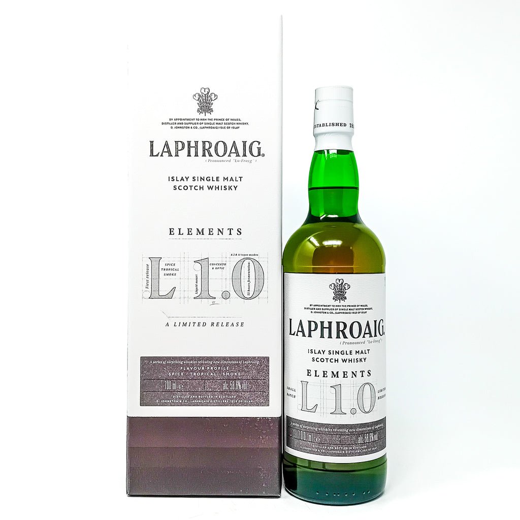 Laphroaig Elements L 1.0 Single Malt Scotch Whisky, 70cl, 58.6% ABV Laphroaig Elements L 1.0 Single Malt Scotch Whisky, 70cl, 58.6% ABV