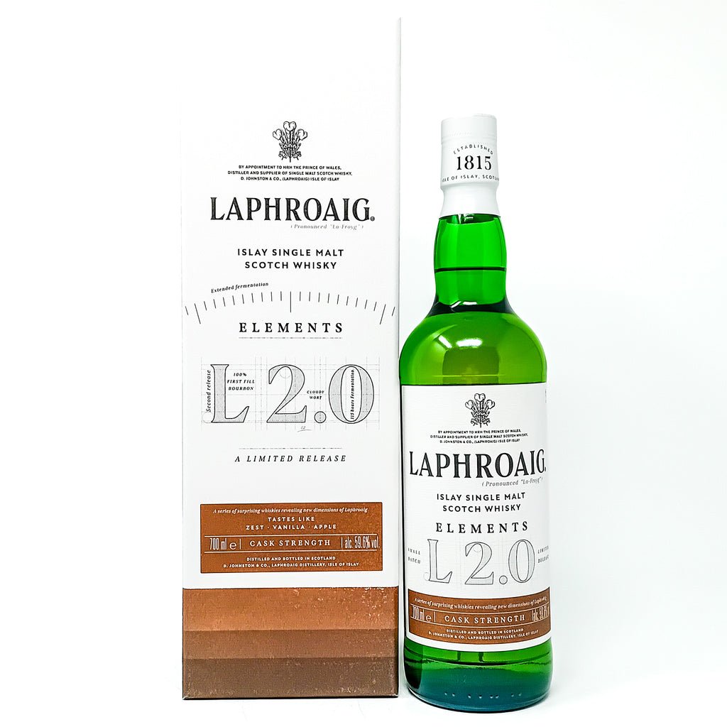 Laphroaig Elements L 2.0 Islay Single Malt Scotch Whisky 70cl, 59.6% ABV Laphroaig Elements L 2.0 Islay Single Malt Scotch Whisky 70cl, 59.6% ABV
