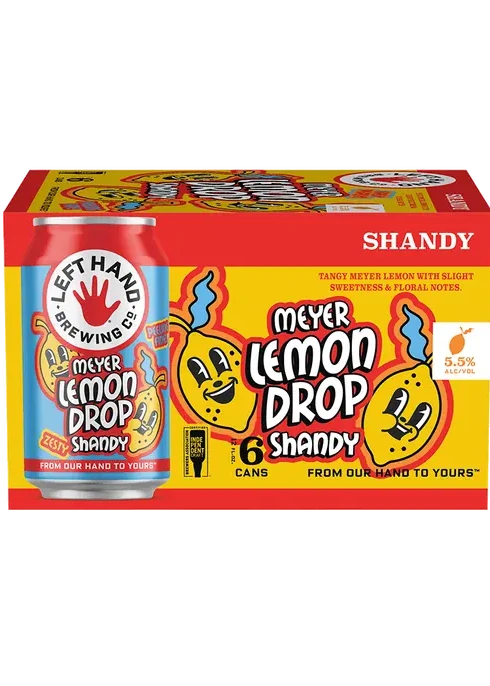 Left Hand Meyer Lemon Shandy 6Pk Left Hand Meyer Lemon Shandy 6Pk