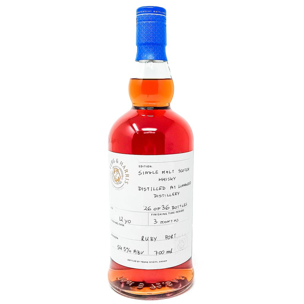 Linkwood 12 Year Old Ferg & Harris Ruby Port Cask Finish Single Malt Scotch Whisky, 70cl, 54.5% ABV Linkwood 12 Year Old Ferg & Harris Ruby Port Cask Finish Single Malt Scotch Whisky, 70cl, 54.5% ABV