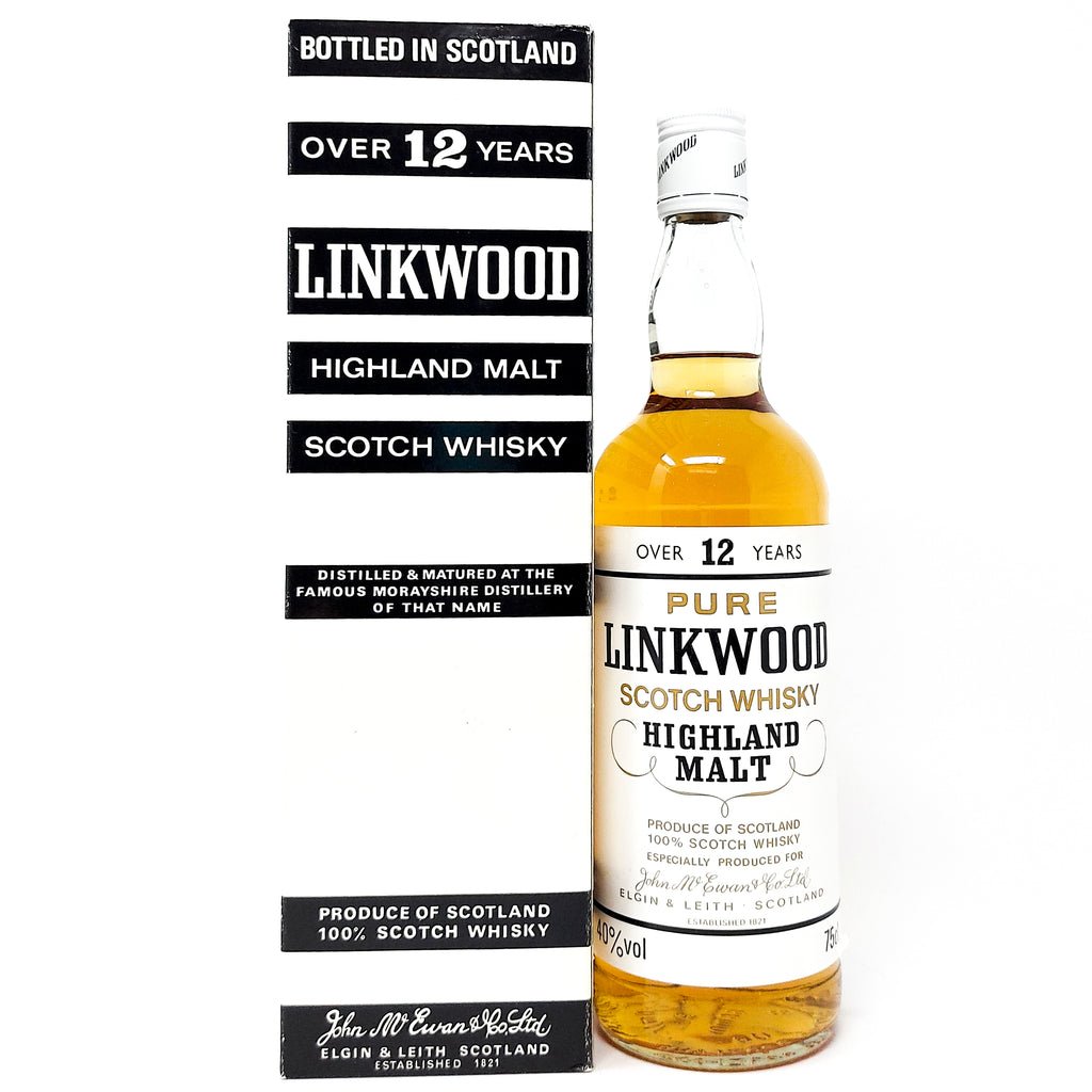 Linkwood 12 Year Old Pure Malt Scotch Whisky, 75cl, 40% ABV Linkwood 12 Year Old Pure Malt Scotch Whisky, 75cl, 40% ABV