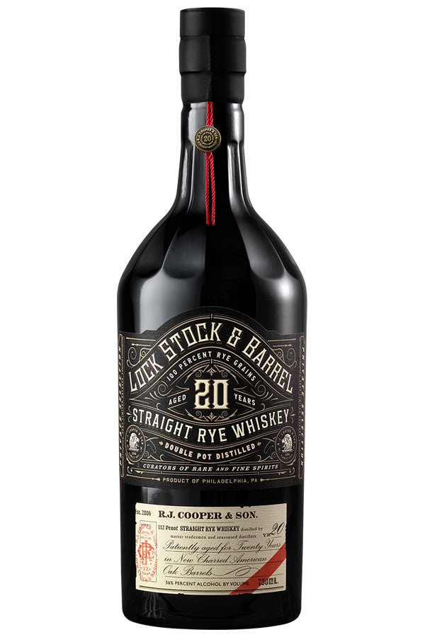 Lock, Stock & Barrel 20 Year Straight Rye 750ML Lock, Stock & Barrel 20 Year Straight Rye 750ML