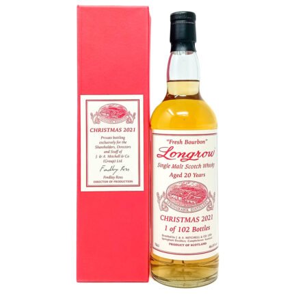 Longrow 20 Year Old Christmas 2021 "Fresh Bourbon" Single Malt Scotch Whisky, 70cl, 46.0% ABV