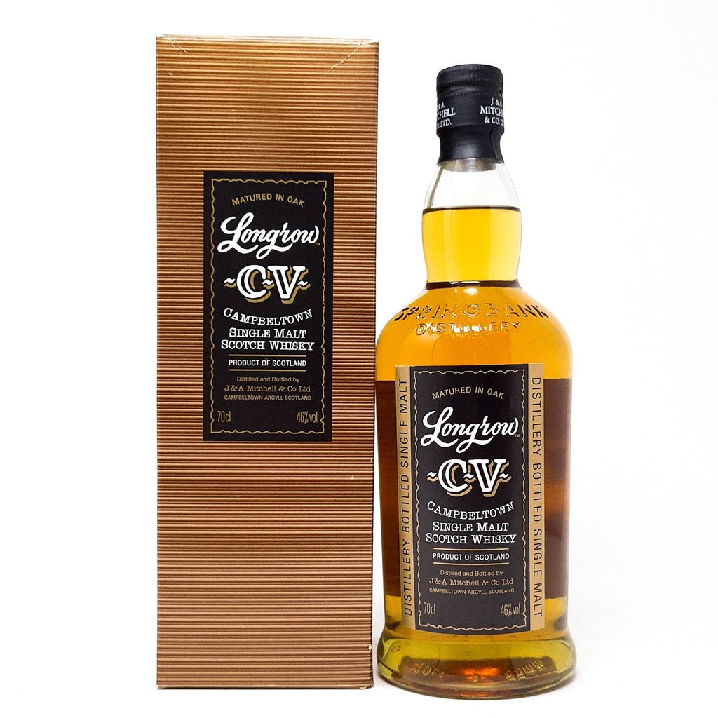 Longrow C.V. Single Malt Scotch Whisky, 70cl, 46% ABV Longrow C.V. Single Malt Scotch Whisky, 70cl, 46% ABV
