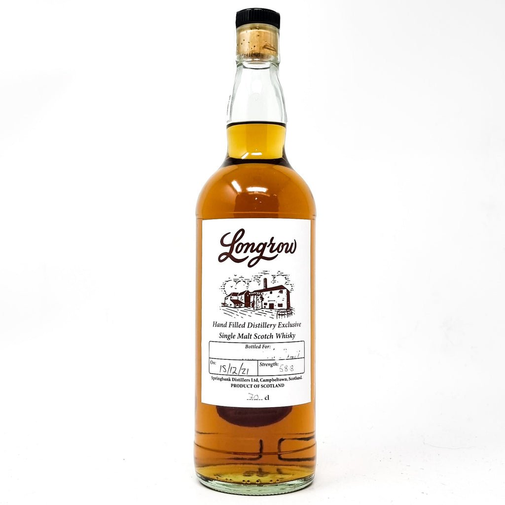 Longrow Hand Filled Distillery Exclusive Single Malt Scotch Whisky, 70cl, 58.8% ABV Longrow Hand Filled Distillery Exclusive Single Malt Scotch Whisky, 70cl, 58.8% ABV