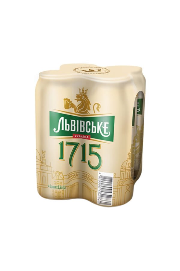 Lvivske 1715 Classic Lager 4Pk Lvivske 1715 Classic Lager 4Pk