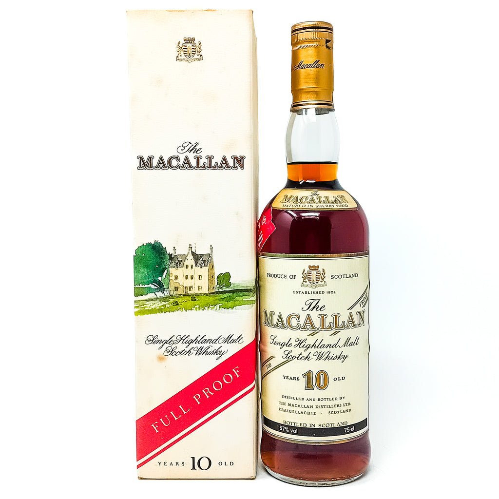 Macallan 10 Year Old 100° Proof Single Malt Scotch Whisky, 75cl, 57% ABV Macallan 10 Year Old 100° Proof Single Malt Scotch Whisky, 75cl, 57% ABV