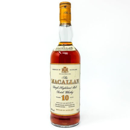 Macallan 10 Year Old 1980s Single Malt Scotch Whisky, 75cl, 40% ABV