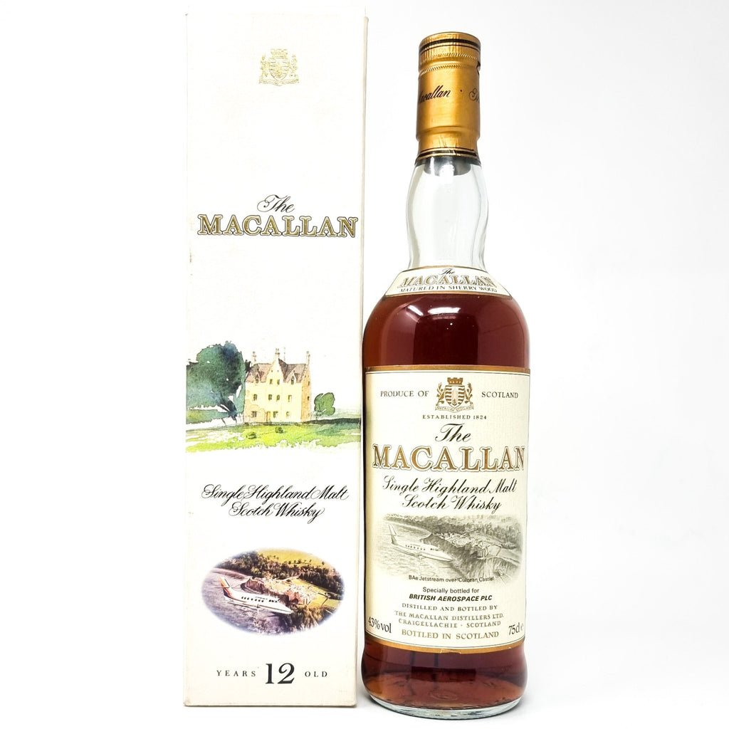 Macallan 12 Year Old British Aerospace BAE Jetstream Single Malt Scotch Whisky, 75cl, 43% ABV Macallan 12 Year Old British Aerospace BAE Jetstream Single Malt Scotch Whisky, 75cl, 43% ABV