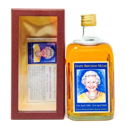 Macallan 12 Year Old Queen's 80th Birthday Whisky Connoisseur Single Malt Scotch Whisky, 70cl, 40% ABV
