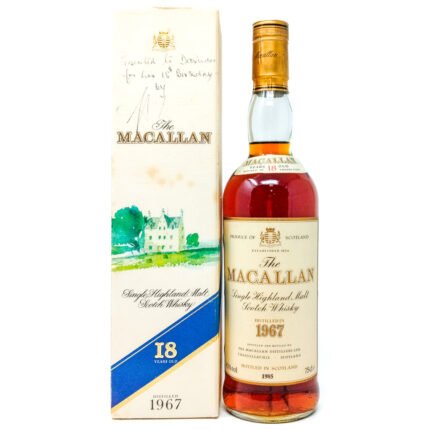 Macallan 1967 18 Year Old Single Malt Scotch Whisky, 75cl, 43% ABV