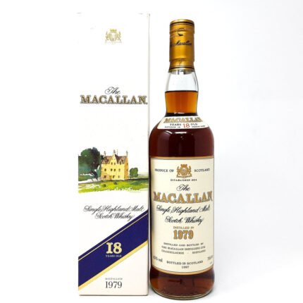Macallan 1979 18 Year Old Single Malt Scotch Whisky, 70cl, 43% ABV