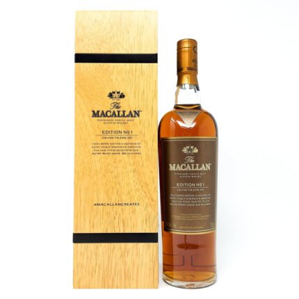 Macallan Edition No.1 Wooden Box Single Malt Scotch Whisky, 70cl, 48% ABV