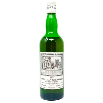 Macallan-Glenlivet 1968 Berry Bros & Rudd Single Malt Scotch Whisky, 26 2/3 fl.ozs (75.7cl), 75° Proof