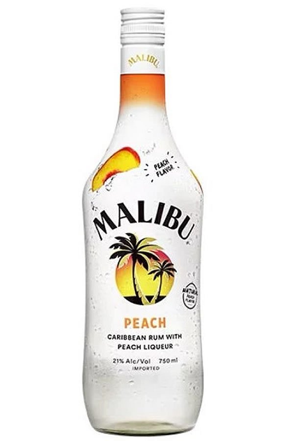 Malibu Peach Rum 750ML Malibu Peach Rum 750ML