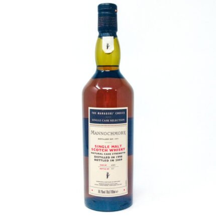 Mannochmore 1998 Manager's Choice Single Malt Scotch Whisky, 70cl, 59.1% ABV