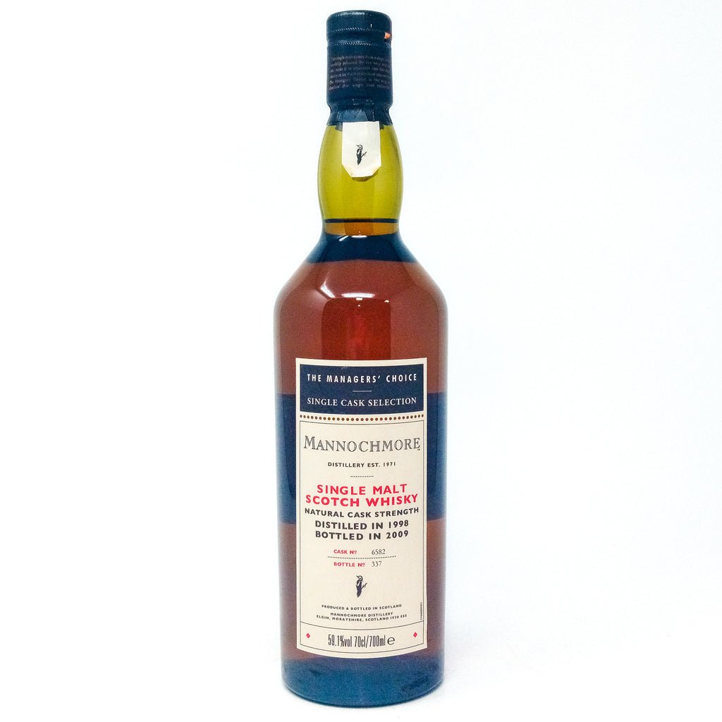 Mannochmore 1998 Manager's Choice Single Malt Scotch Whisky, 70cl, 59.1% ABV Mannochmore 1998 Manager's Choice Single Malt Scotch Whisky, 70cl, 59.1% ABV