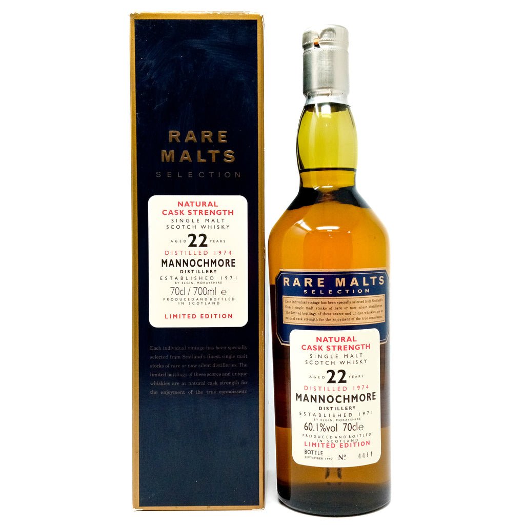 Mannochmore 22 Year Old 1974 Rare Malts Single Malt Scotch Whisky, 70cl, 60.1% ABV Mannochmore 22 Year Old 1974 Rare Malts Single Malt Scotch Whisky, 70cl, 60.1% ABV