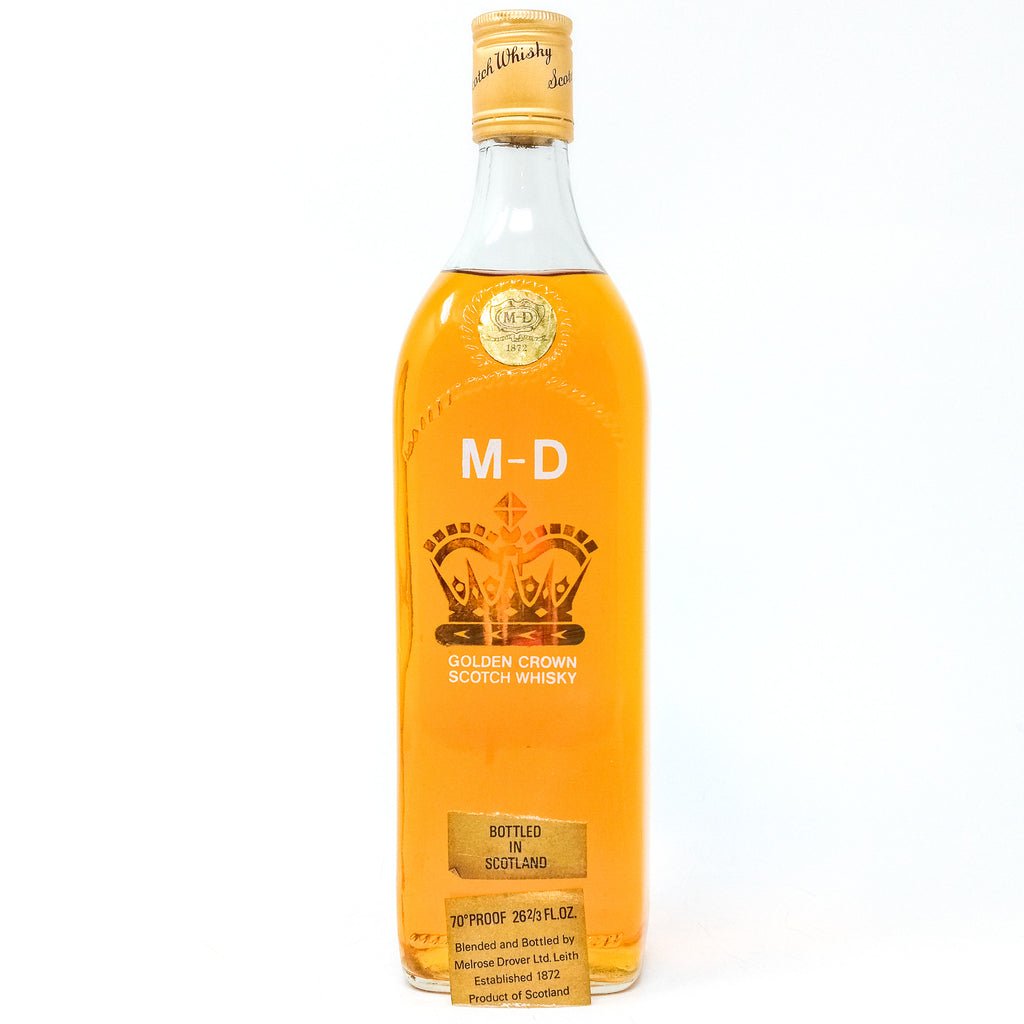 MD Golden Crown Blended Scotch Whisky, 26 2/3 fl.ozs., 70° Proof MD Golden Crown Blended Scotch Whisky, 26 2/3 fl.ozs., 70° Proof