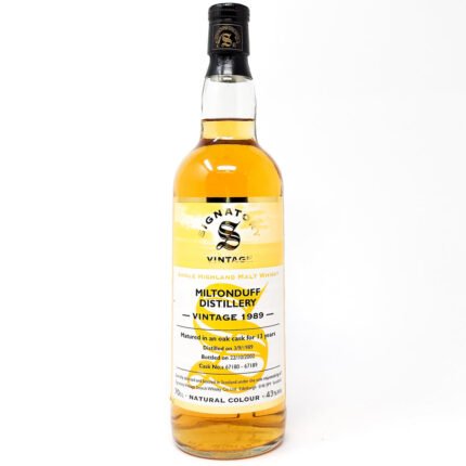 Miltonduff 1989 13 Year Old Signatory Vintage Single Malt Scotch Whisky, 70cl, 43% ABV
