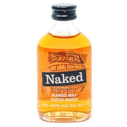 Naked Malt Blended Malt Scotch Whisky, Miniature, 5cl, 40% ABV