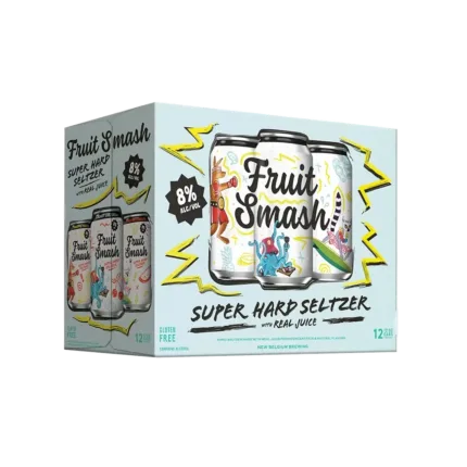 New Belgium Fruit Smash Super Hard Seltzer Variety 12Pk Cans