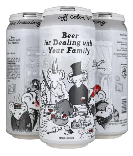 Off Color Beer for Dealing with Family 4Pk