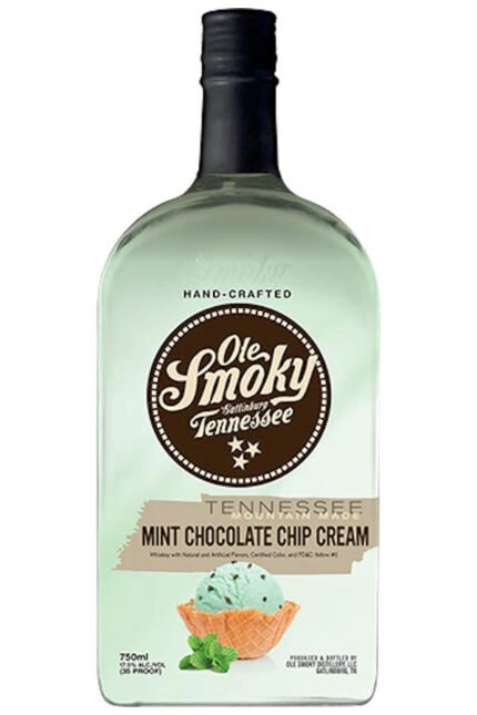 Ole Smoky Mint Chocolate Chip Cream Whiskey 750ML