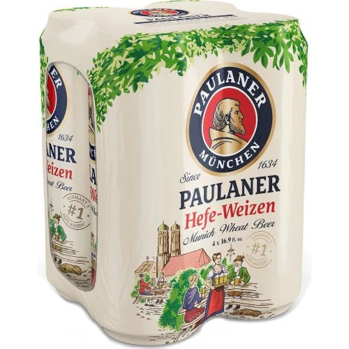 Paulaner Hefe Weizen 4Pk Cans Paulaner Hefe Weizen 4Pk Cans