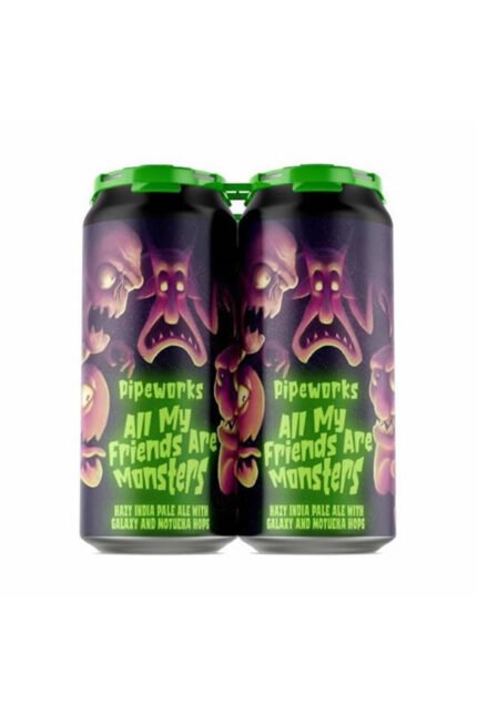 Pipeworks All My Freinds are Monsters 4Pk