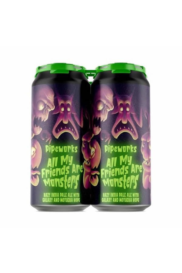 Pipeworks All My Freinds are Monsters 4Pk Pipeworks All My Freinds are Monsters 4Pk
