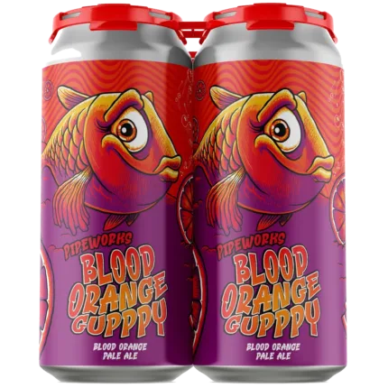 Pipeworks Blood Orange Guppy 4Pk