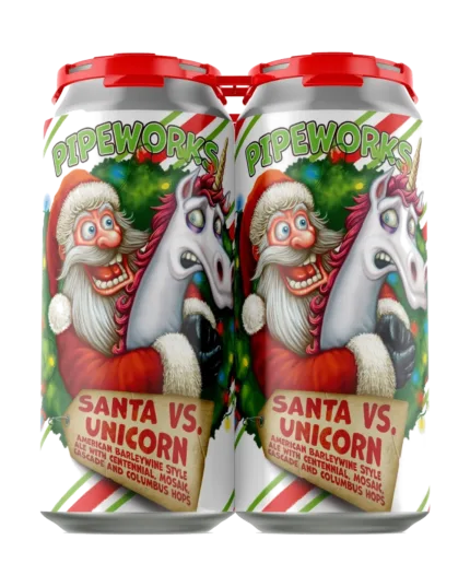 Pipeworks Santa vs Unicorn 4Pk