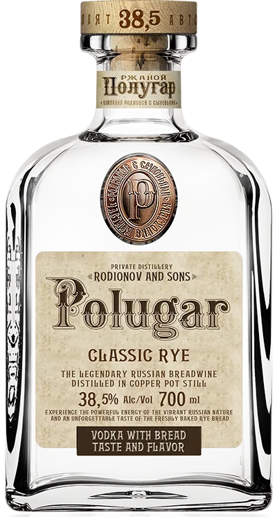 Polugar Classic Rye Breadwine Spirit 750ML