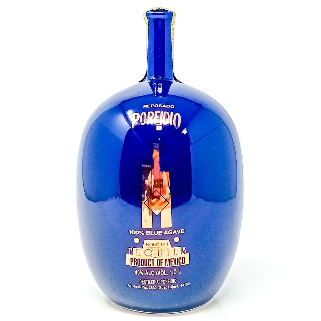 Porfidio Nom 1141 Royal Blue Ceramic Reposado Tequila, 1L, 40% ABV Porfidio Nom 1141 Royal Blue Ceramic Reposado Tequila, 1L, 40% ABV
