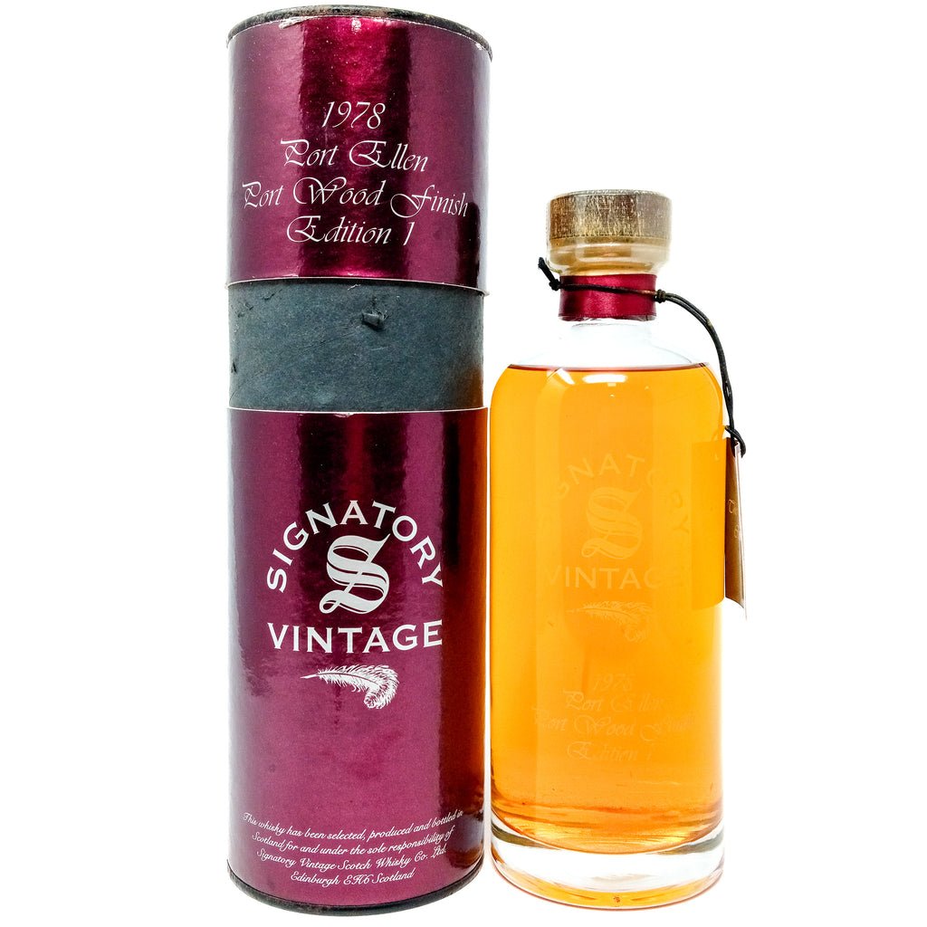 Port Ellen 1978 Signatory Vintage Port Wood Finish Edition 1 Single Malt Scotch Whisky, 70cl, 58% ABV Port Ellen 1978 Signatory Vintage Port Wood Finish Edition 1 Single Malt Scotch Whisky, 70cl, 58% ABV